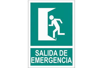 COFAN-  Señal salida de emergencia 210x148 mm 