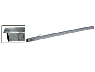 RV-  Regle pestaña galvanizada 1m = 1,9 m 